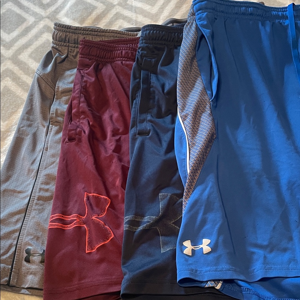 Under Armour Men’s Shorts - Blue, Maroon, Gray